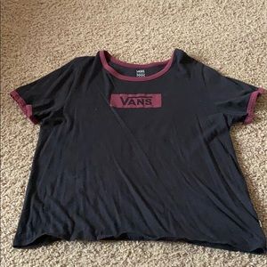 Vans black/maroon t-shirt